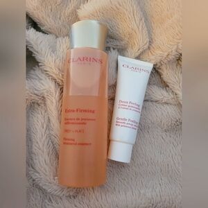 Clarins Extra Firming Essence & Gentle Peeling Cream
